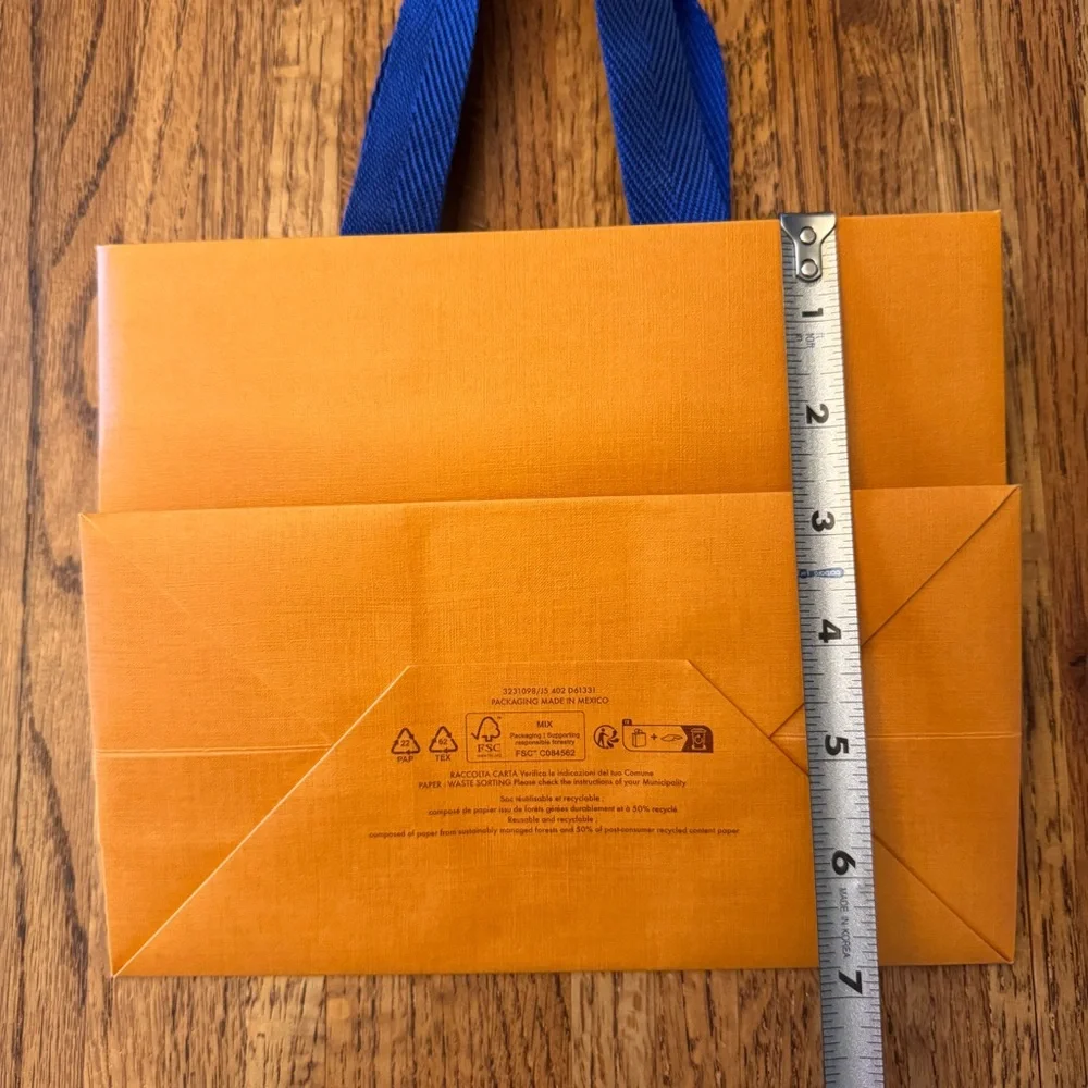 LOUIS VUITTON small paper gift bag with handles